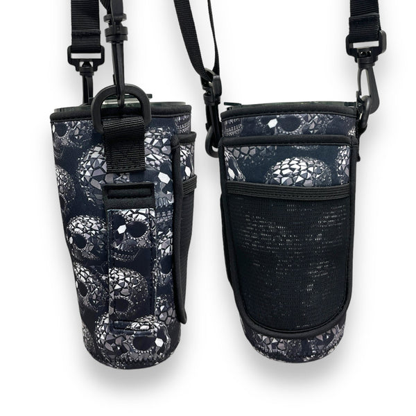 Diamond Skulls 30-40oz Tumbler Handler™ With Carrying Strap - Drink Handlers