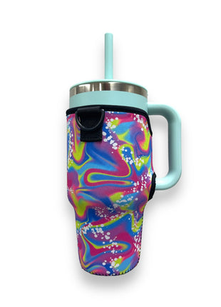 Doll 25-35oz Tumbler With Handle Sleeve - Drink Handlers