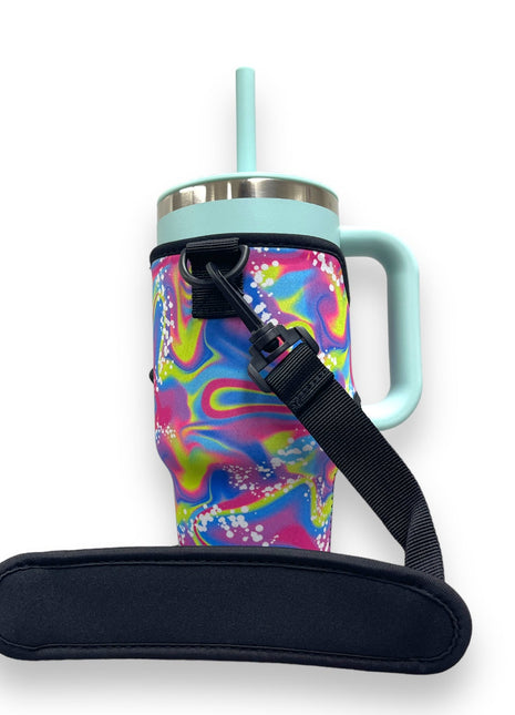 Doll 25-35oz Tumbler With Handle Sleeve - Drink Handlers