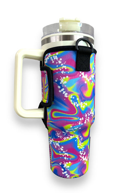 Doll 40oz Tumbler With Handle Sleeve - Drink Handlers