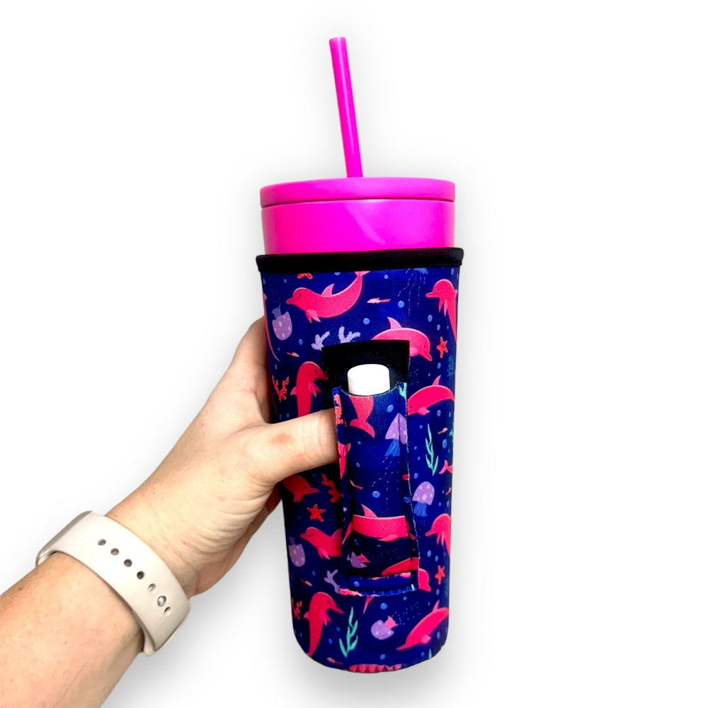 Dolphins 30oz Tumbler Handler™ - Drink Handlers