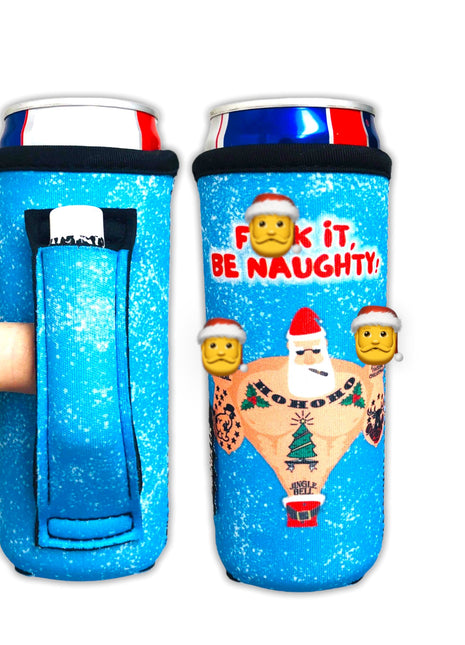 *EXPLICIT Santa 12oz Slim Can Handler™ - Drink Handlers
