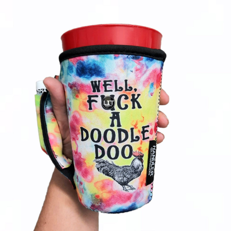 F*** A Doodle Doo 16oz PINT Glass / Medium Fountain Drinks and Tumbler Handlers™ - Drink Handlers