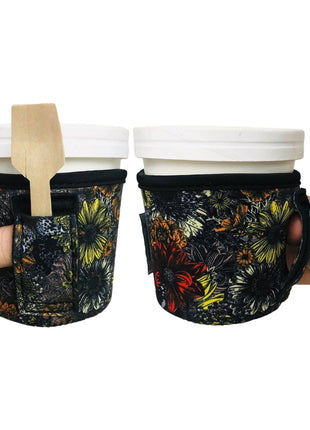 Fall Floral Pint Size Ice Cream Handler™ - Drink Handlers