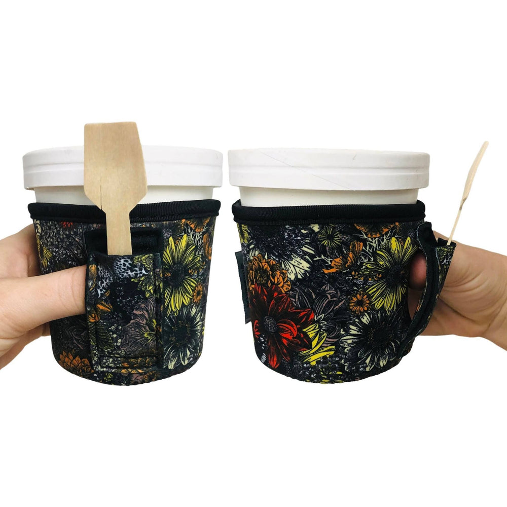 Fall Floral Pint Size Ice Cream Handler™ - Drink Handlers
