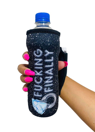F***ING Finally 16-24oz Water Bottle Handler™ - Drink Handlers