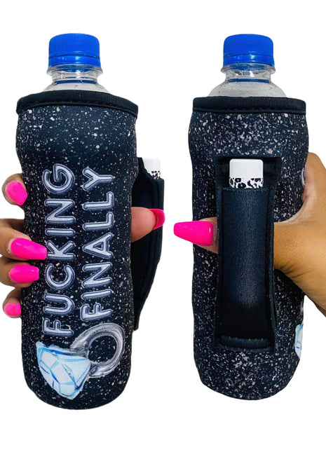 F***ING Finally 16-24oz Water Bottle Handler™ - Drink Handlers
