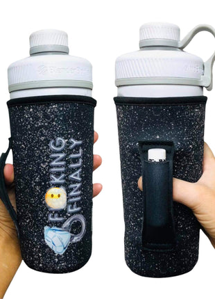F***ing Finally 30oz Tumbler Handler™ - Drink Handlers