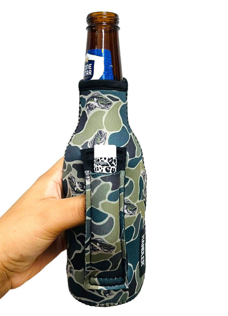 Fish Camo 12oz Bottleneck Handler™ - Drink Handlers