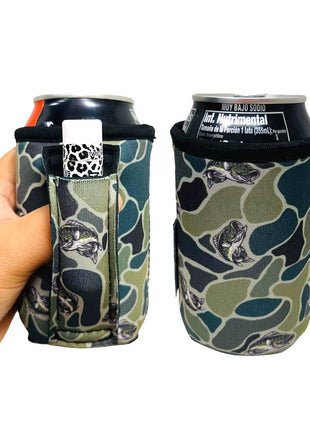 Fish Camo 12oz Stubby Can Handler™ - Drink Handlers