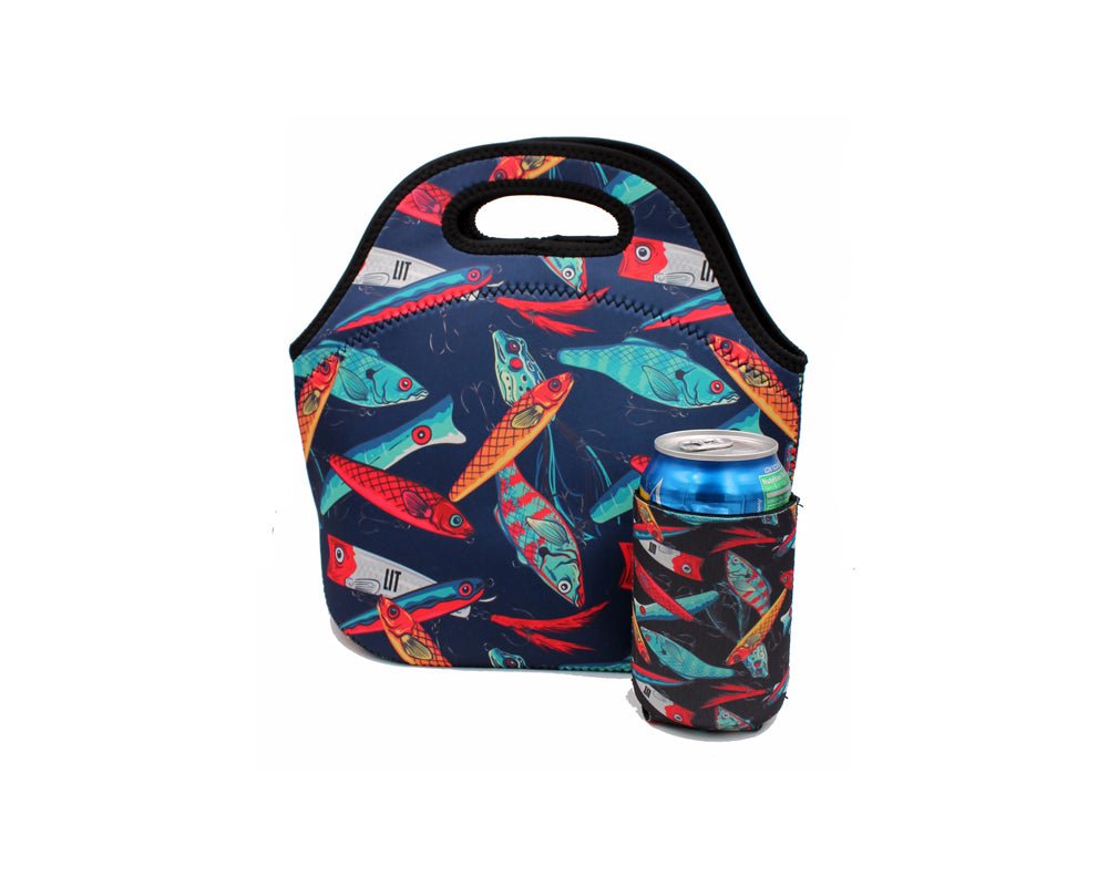Fishing Lures Lunch Bag Tote - Limited Edition* - Drink Handlers