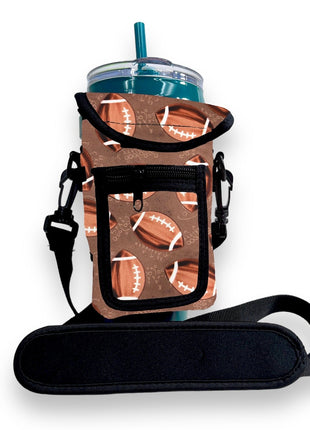 Football Wrap Around Drink Pocket - Drink Handlers