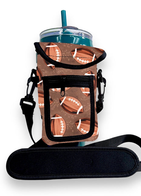 Football Wrap Around Drink Pocket - Drink Handlers