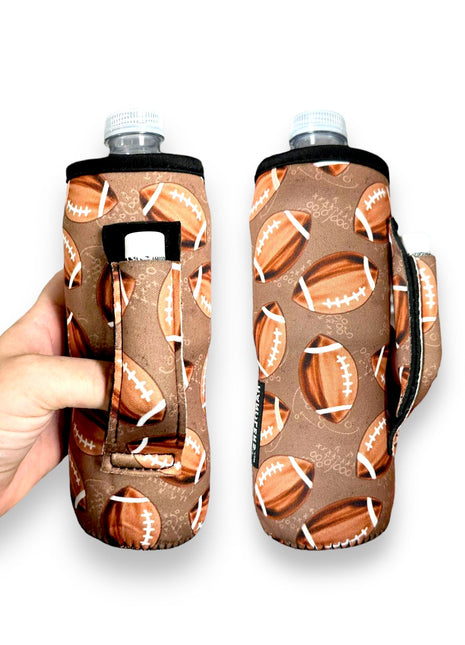 Footballs 16-24oz Soda & Water Bottle / Tallboy Can Handler™ - Drink Handlers