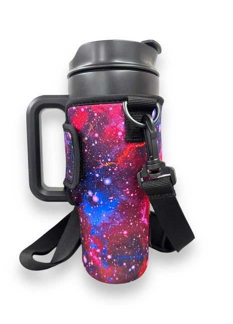 Galaxy 25-35oz Tumbler With Handle Sleeve - Drink Handlers