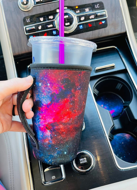 Galaxy Neoprene Car Coasters - Drink Handlers