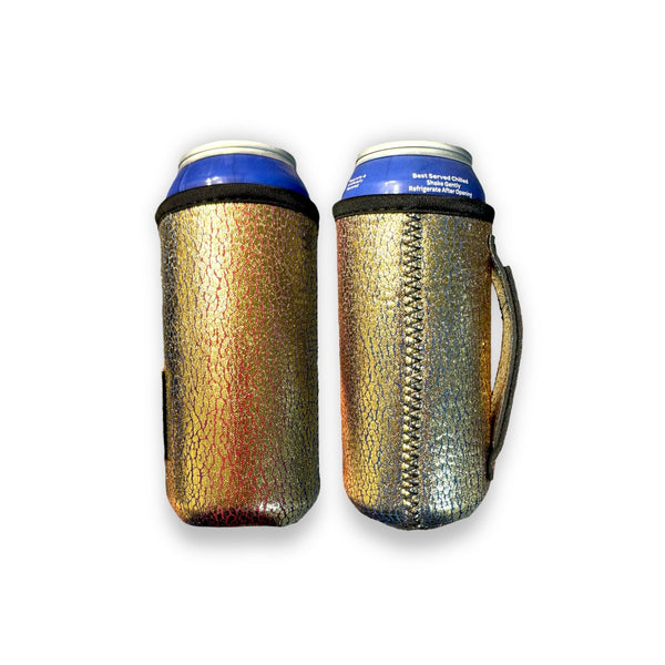 Glimmering Gold 16oz Can Handler™ - Drink Handlers