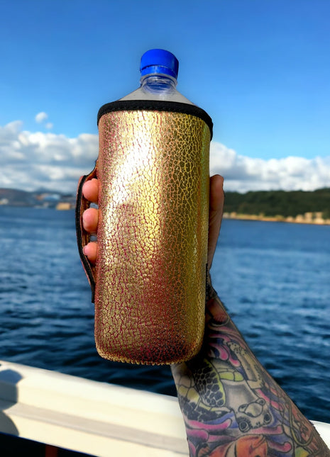 Glimmering Gold 30oz Tumbler Handler™ - Drink Handlers