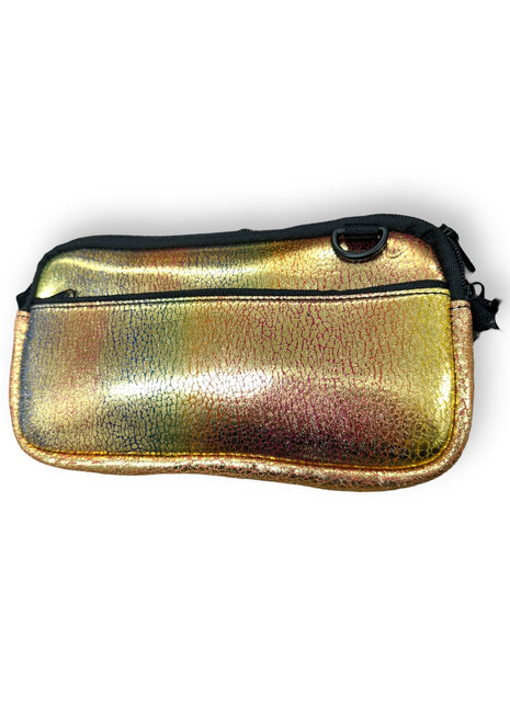 Glimmering Gold Cross Body Purse - Drink Handlers