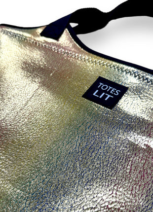 Glimmering Gold Neoprene Tote - Drink Handlers