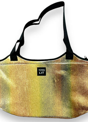 Glimmering Gold Neoprene Tote - Drink Handlers