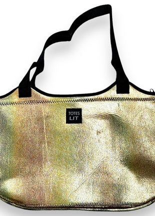 Glimmering Gold Neoprene Tote - Drink Handlers