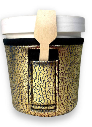 Glimmering Gold Pint Size Ice Cream Handler™ - Drink Handlers