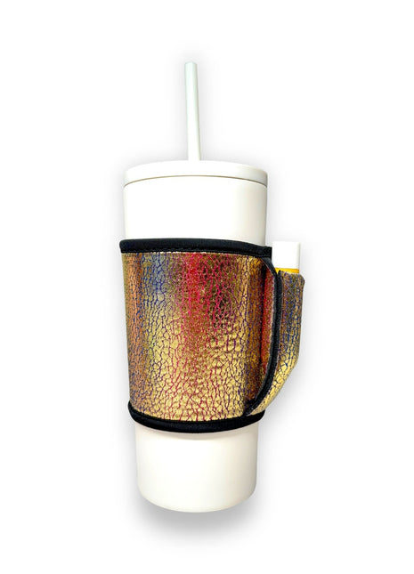 Glimmering Gold Small / Medium Bottomless Handler™ - Drink Handlers