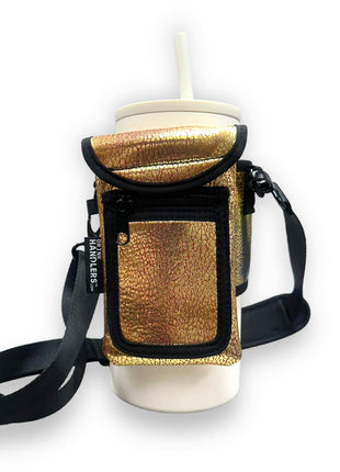 Glimmering Gold Wrap Around Drink Pocket - Drink Handlers