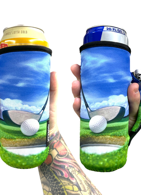 Golf 16-24oz Soda & Water Bottle / Tallboy Can Handler™ - Drink Handlers