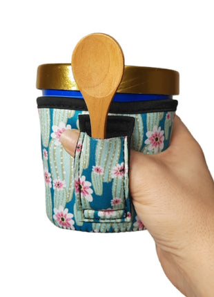 Green Cactus Pint Size Ice Cream Handler™ - Drink Handlers