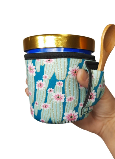 Green Cactus Pint Size Ice Cream Handler™ - Drink Handlers