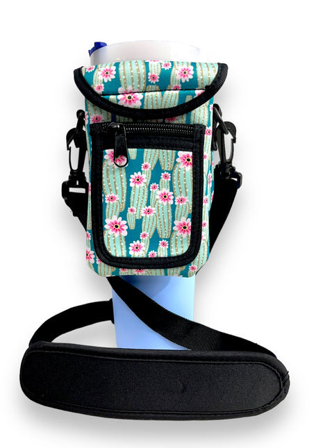 Green Cactus Wrap Around Drink Pocket *PREORDER* - Drink Handlers