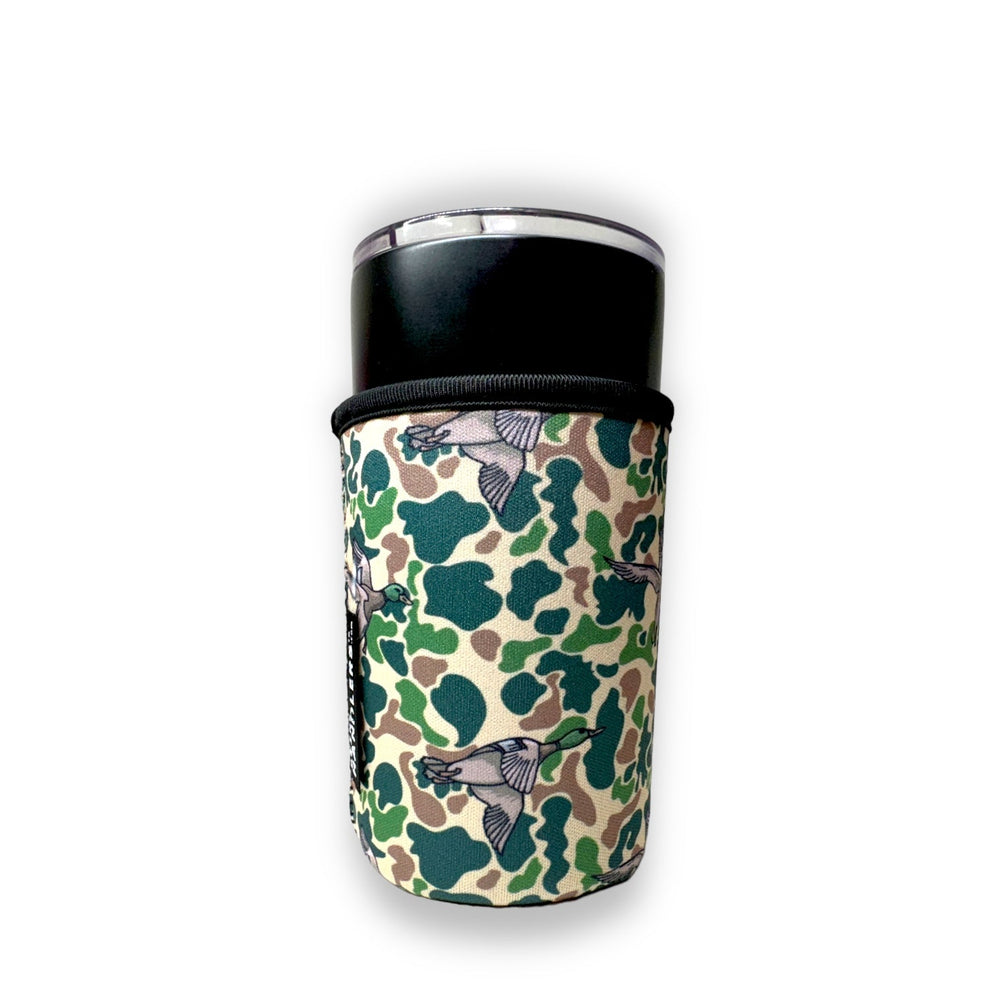 Green Duck Camo 12oz Stubby Can Handler™ - Drink Handlers