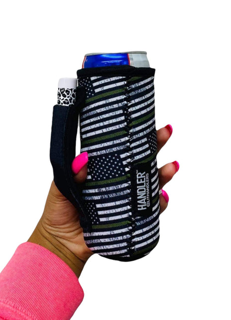 Green Line 12oz Slim Can Handler™ - Drink Handlers
