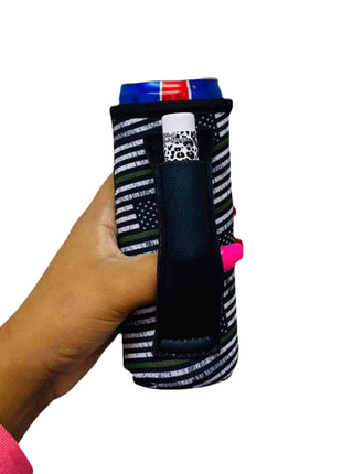 Green Line 12oz Slim Can Handler™ - Drink Handlers