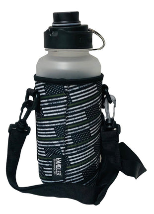 Green Line 30-40oz Tumbler Handler™ With Carrying Strap - Drink Handlers
