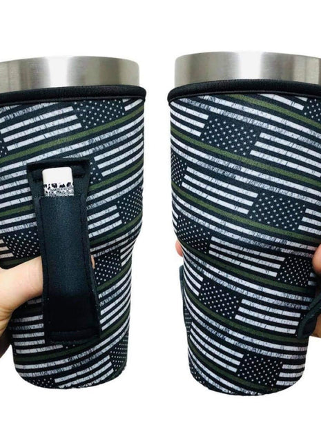 Green Line 30oz Tumbler Handler™ - Drink Handlers