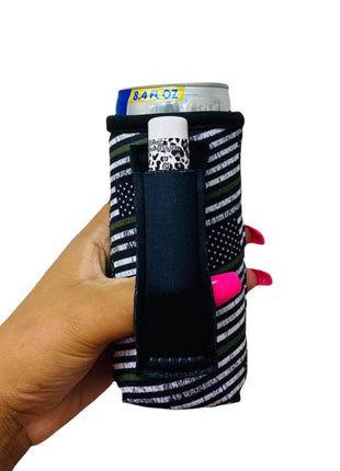 Green Line 8-10oz Slim Can Handler™ - Drink Handlers