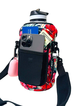 Hibiscus 1/2 Gallon Jug Carrying Handler™ - Drink Handlers