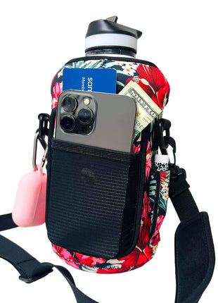 Hibiscus 1/2 Gallon Jug Carrying Handler™ - Drink Handlers