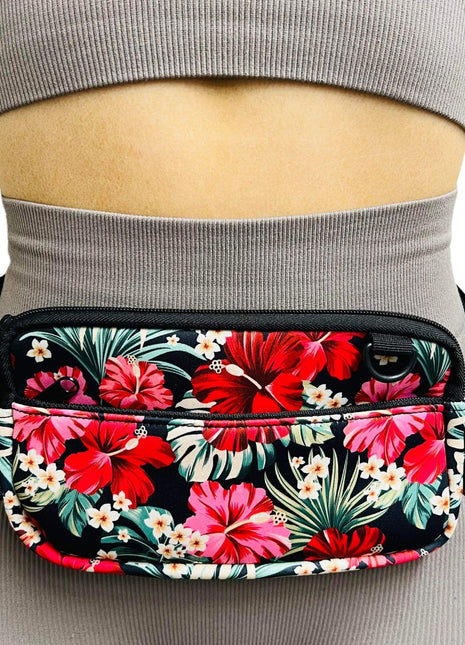 Hibiscus Cross Body Purse - Drink Handlers