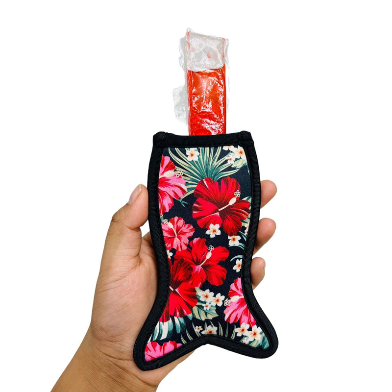 Hibiscus Mermaid Icy Pop Holder - Drink Handlers