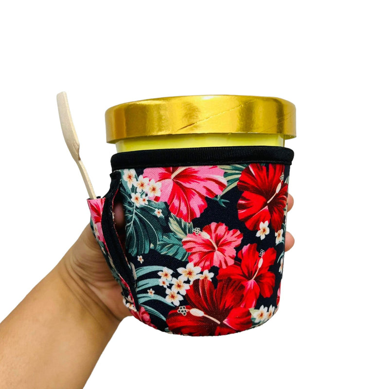 Hibiscus Pint Size Ice Cream Handler™ - Drink Handlers