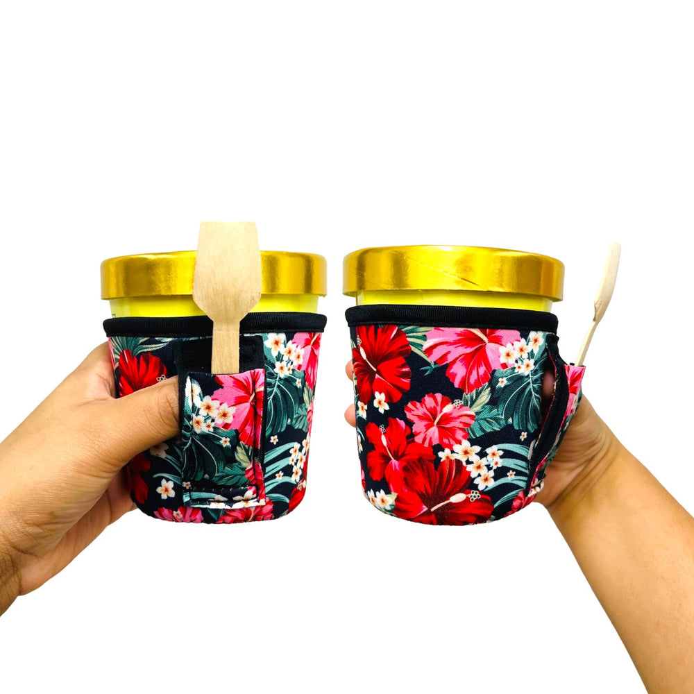 Hibiscus Pint Size Ice Cream Handler™ - Drink Handlers