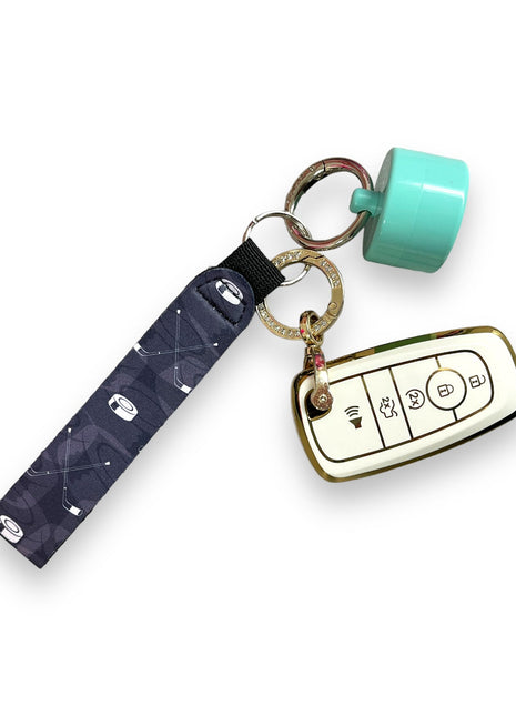 Hockey Wristlet Keychain - Drink Handlers