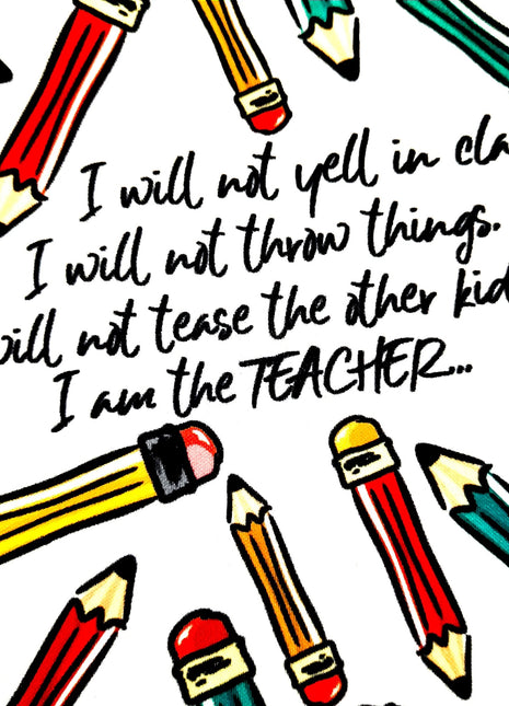 I Am the Teacher 12oz Slim Can Sleeve- Limited Edition* - Drink Handlers