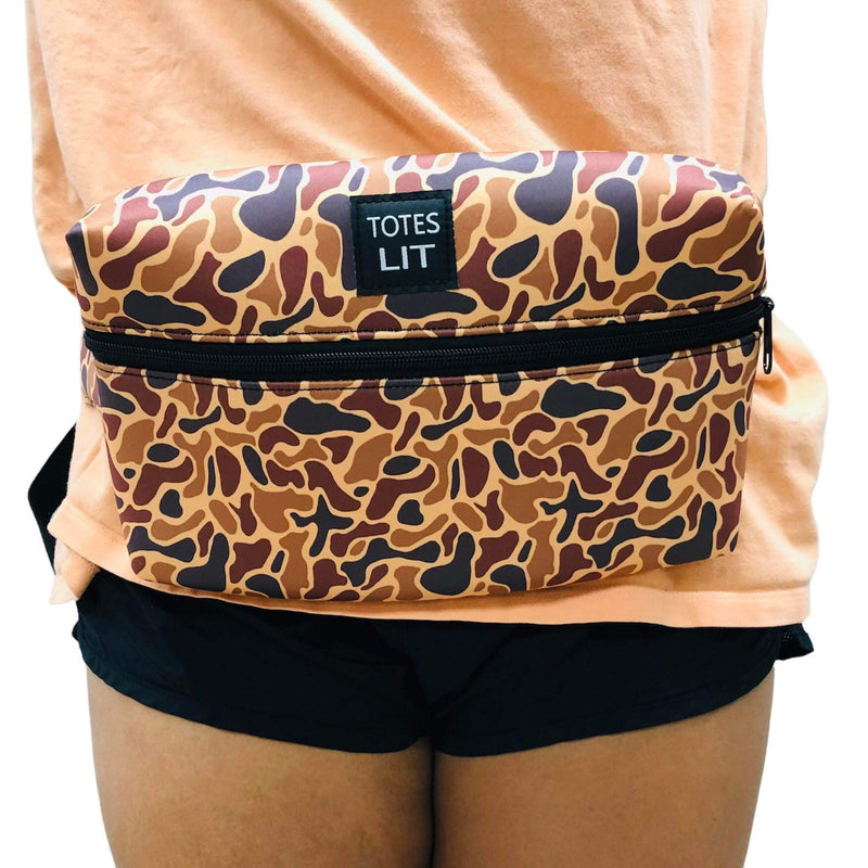 Old School Camo Fanny Packin' Tote