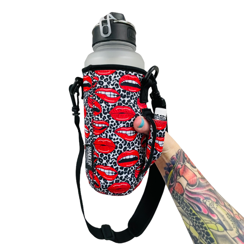 Leopard Lips 30-40oz Tumbler Handler™  With Carrying Strap