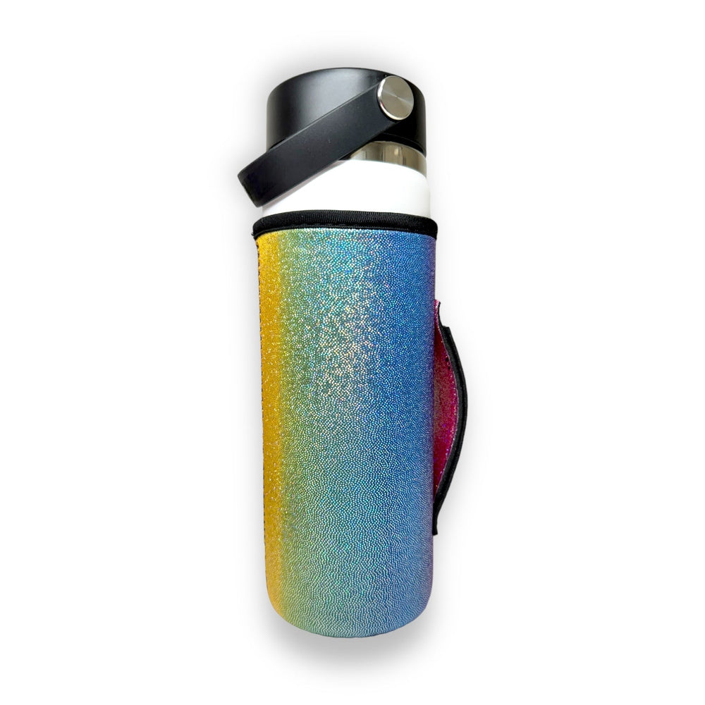 Iridescent Rainbow 16-24oz Soda & Water Bottle / Tallboy Can Handler™ - Drink Handlers